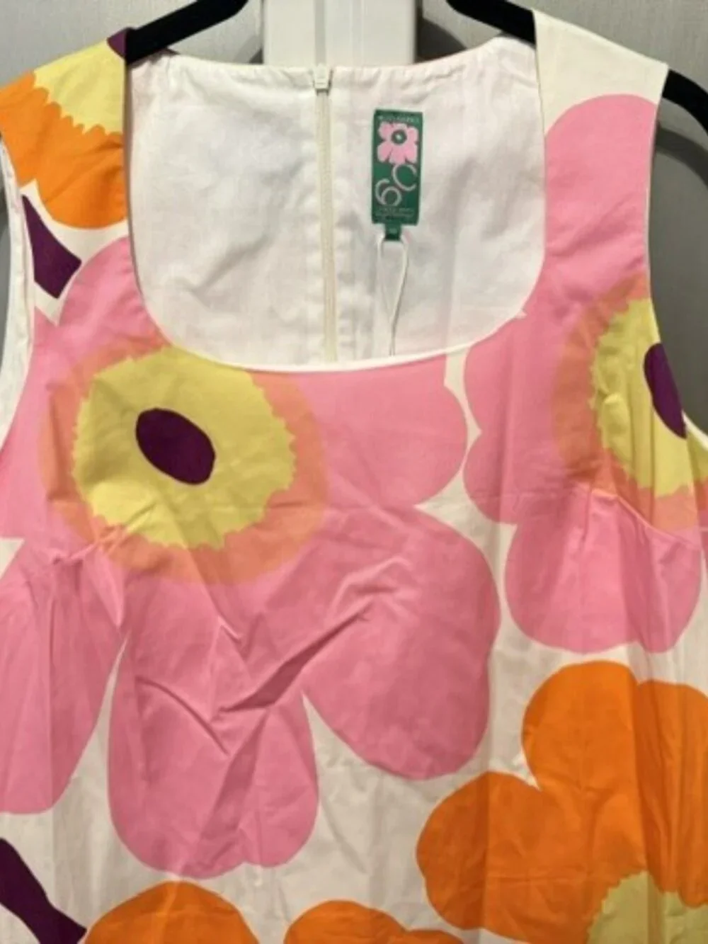 Marimekko Kestit Unikko Poplin Mini Shift Dress - NWT - RARE - Picture 7 of 16